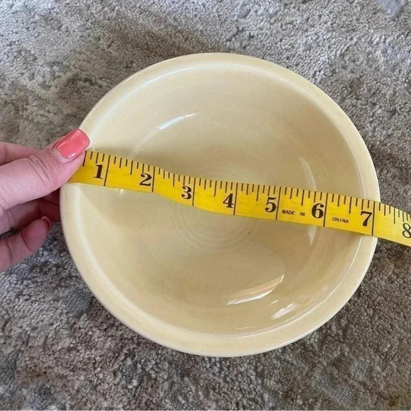 Fiestaware 2 x 7" Bowls Vintage Cream Snack Tapas Dessert - Picture 8 of 9